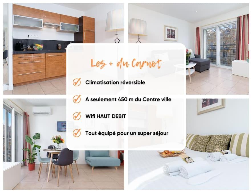 Le Carnot By Apirent #Centre-Ville #Climatisation #Wifi Канни Екстер'єр фото